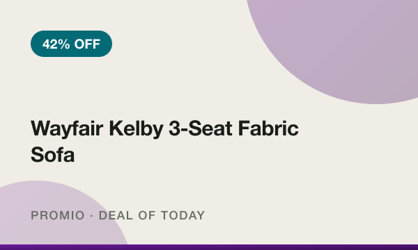 Wayfair Kelby 3-Seat Fabric Sofa